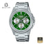 Casio MTP-1375D-3AVDF Men's Green Dial Watch Front View - Beater