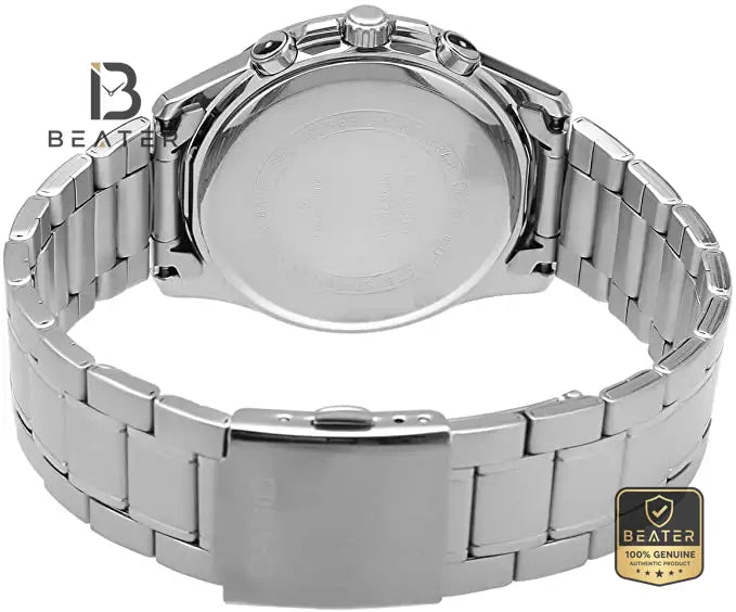 CASIO MTP-1375D-7AVDF Men's Watch Day-Date Display Close-Up - Beater