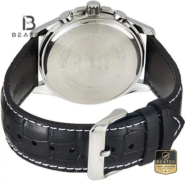 CASIO MTP-1375L-1AVDF Men's Watch Side Case Angle View - Beater