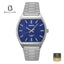 Casio MTP-B140D-2A Men's Blue Dial Stainless Steel Bracelet Watch Front Dial View - Beater