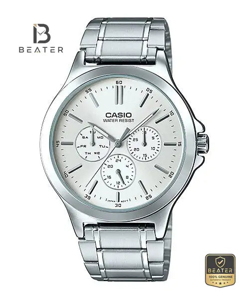 CASIO MTP-V300D-7AUDF Men's Watch Front Dial View - Beater