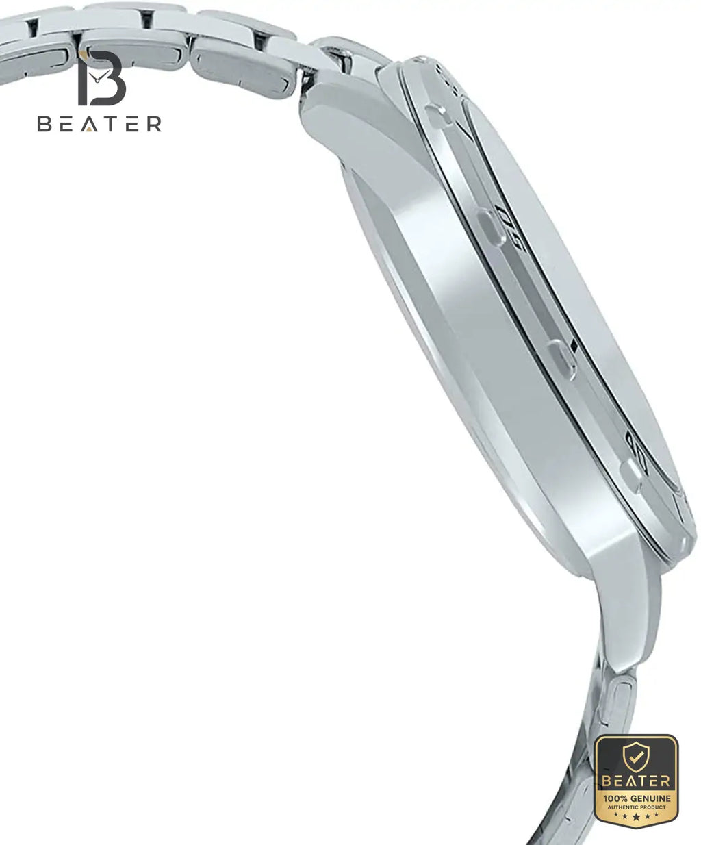 CASIO MTP-VD01D-1E2V Men's Watch Side Angle View - Beater