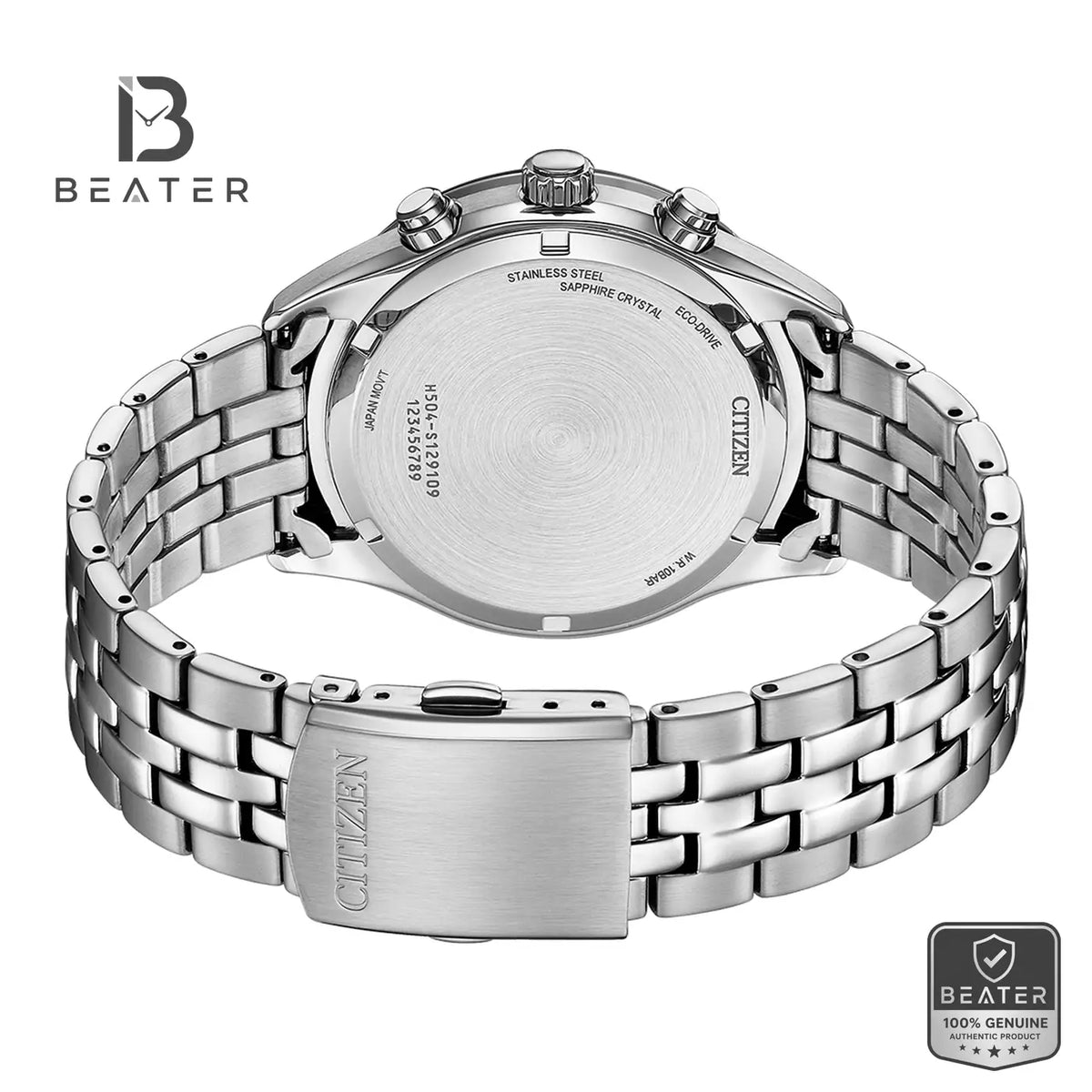 Citizen AT2570-56L Stainless Steel Bracelet & Clasp Detail - Beater