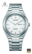 Citizen AW0130-85A Men's White Dial Super Titanium Bracelet Watch Front Dial View - Beater