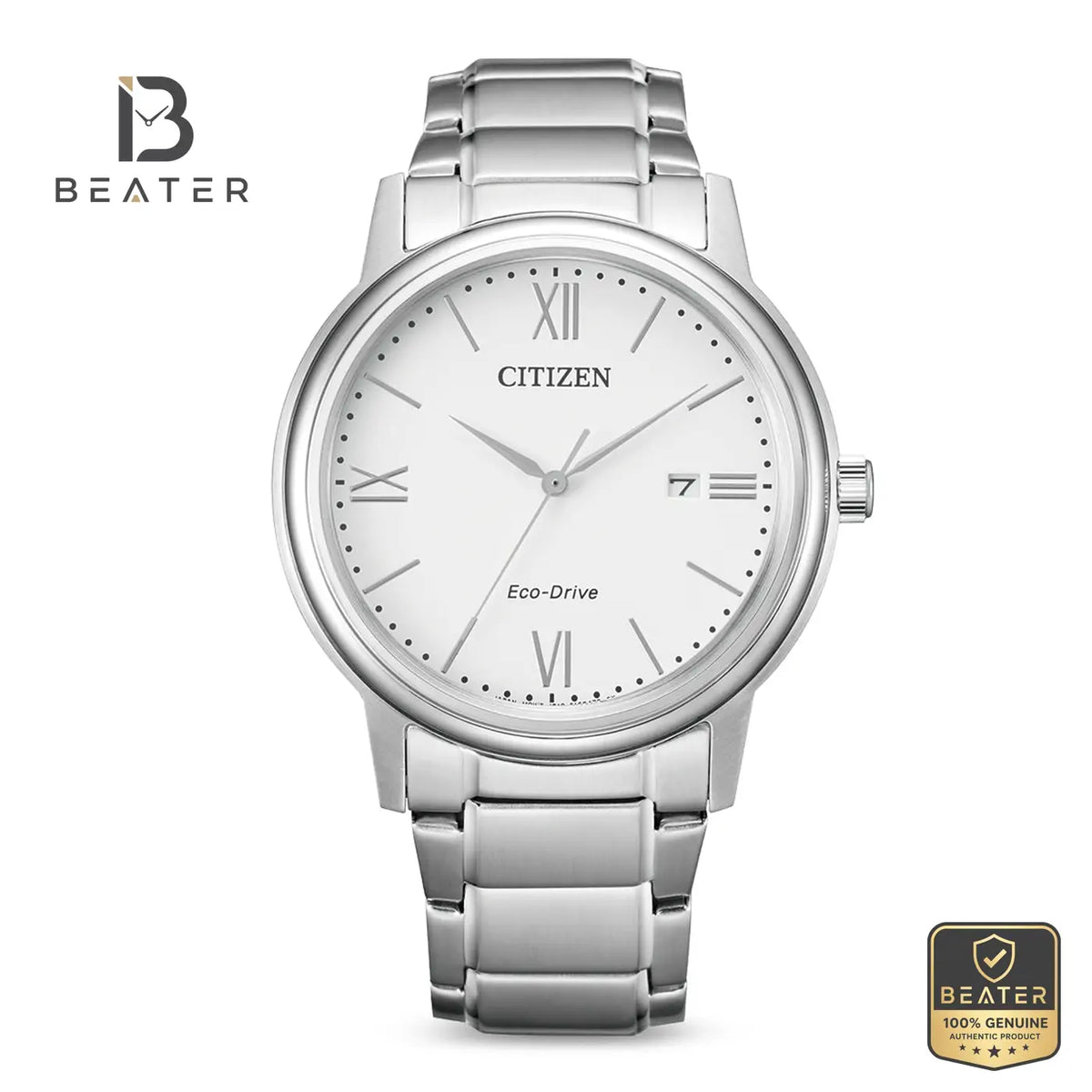 CITIZEN AW1670-82A Men's Stainless Steel Bracelet Watch Front Dial View - Beater Main image