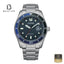 CITIZEN AW1761-89L Men's Black Dial Stainless Steel Bracelet Watch Front Dial View - Beater