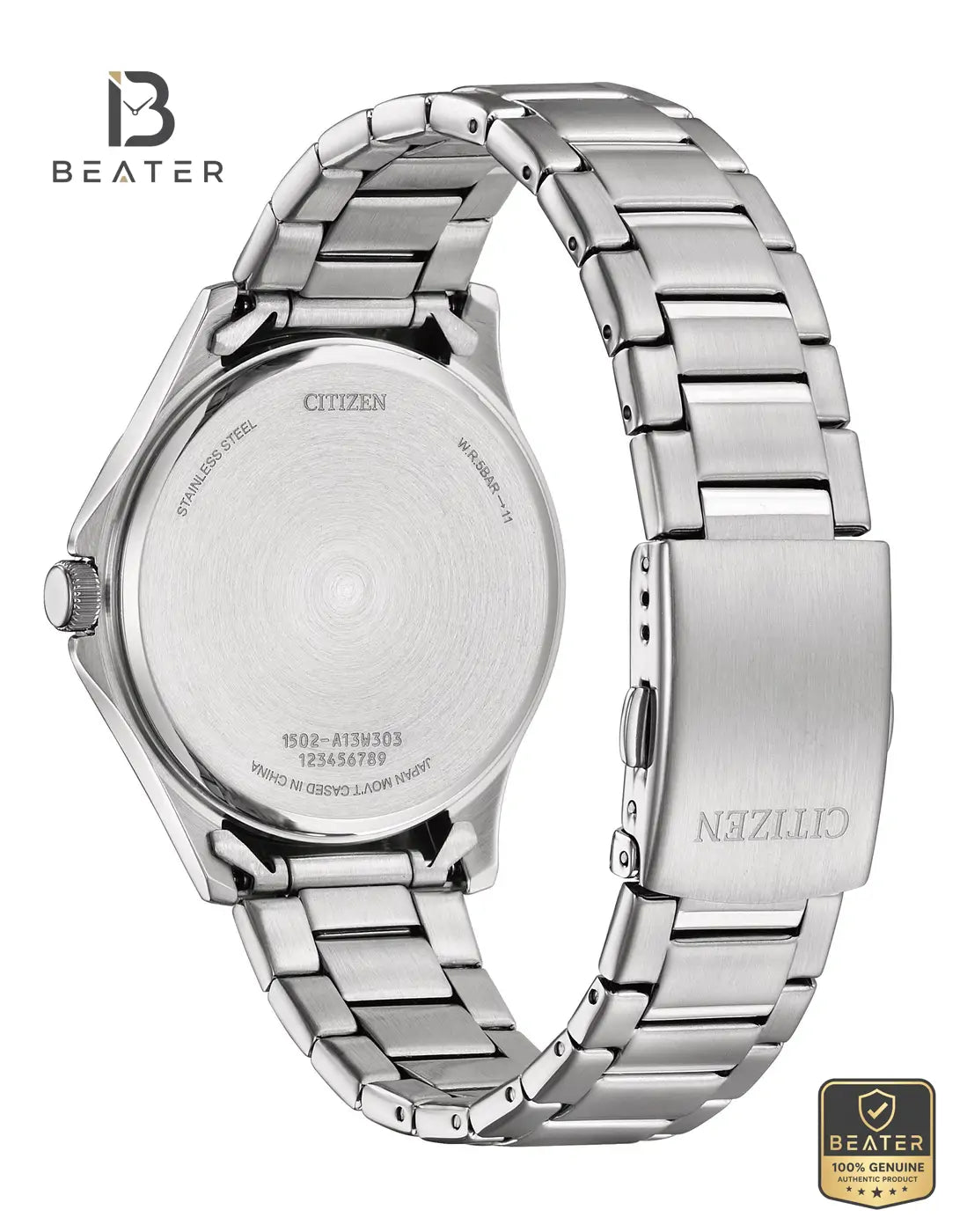 Citizen BF2021-82L Men's Blue Dial Stainless Steel Bracelet Watch Secondary image