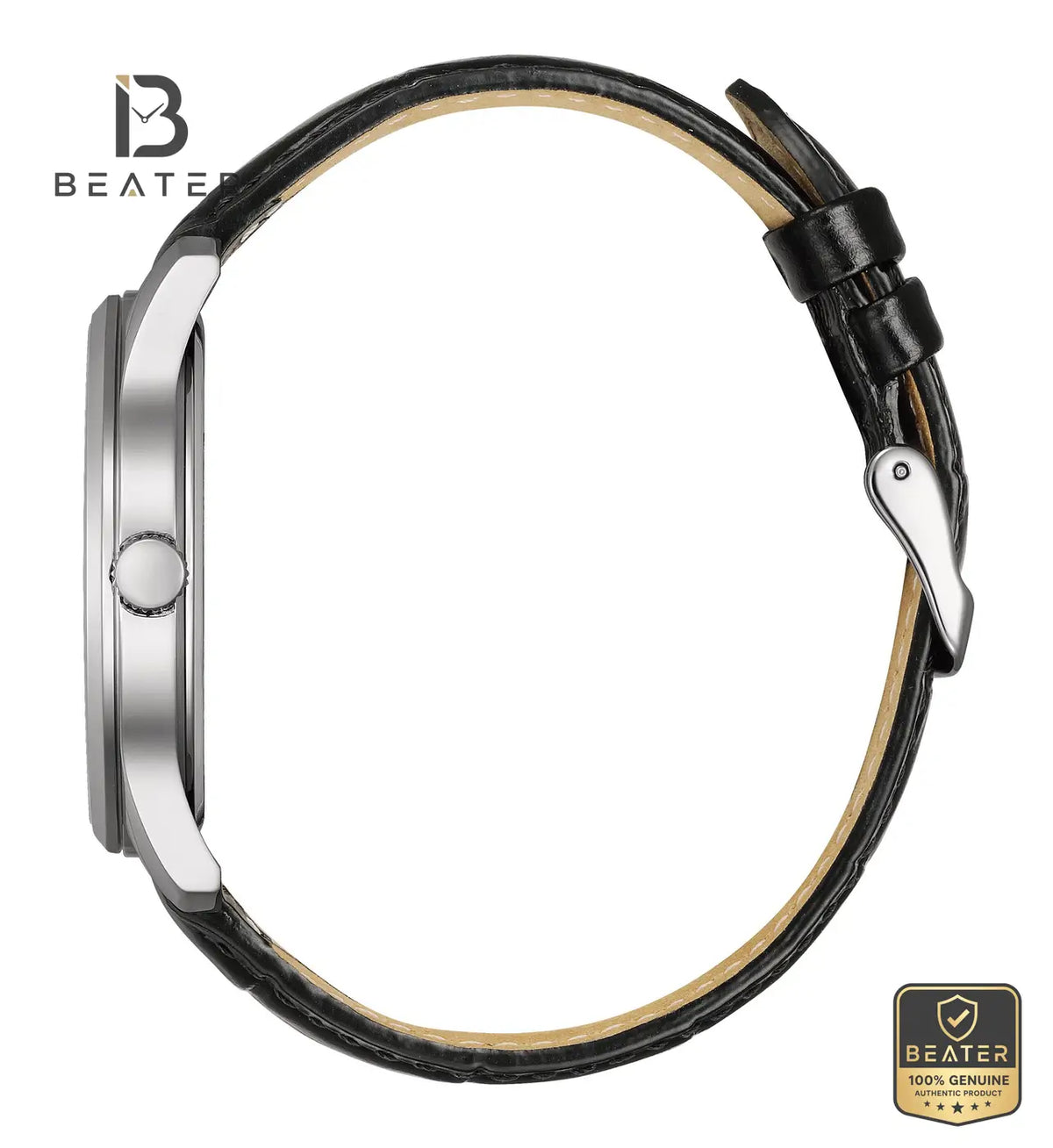 Citizen BH5001-05H Men's Calf Leather Strap and Buckle Detail - Beater