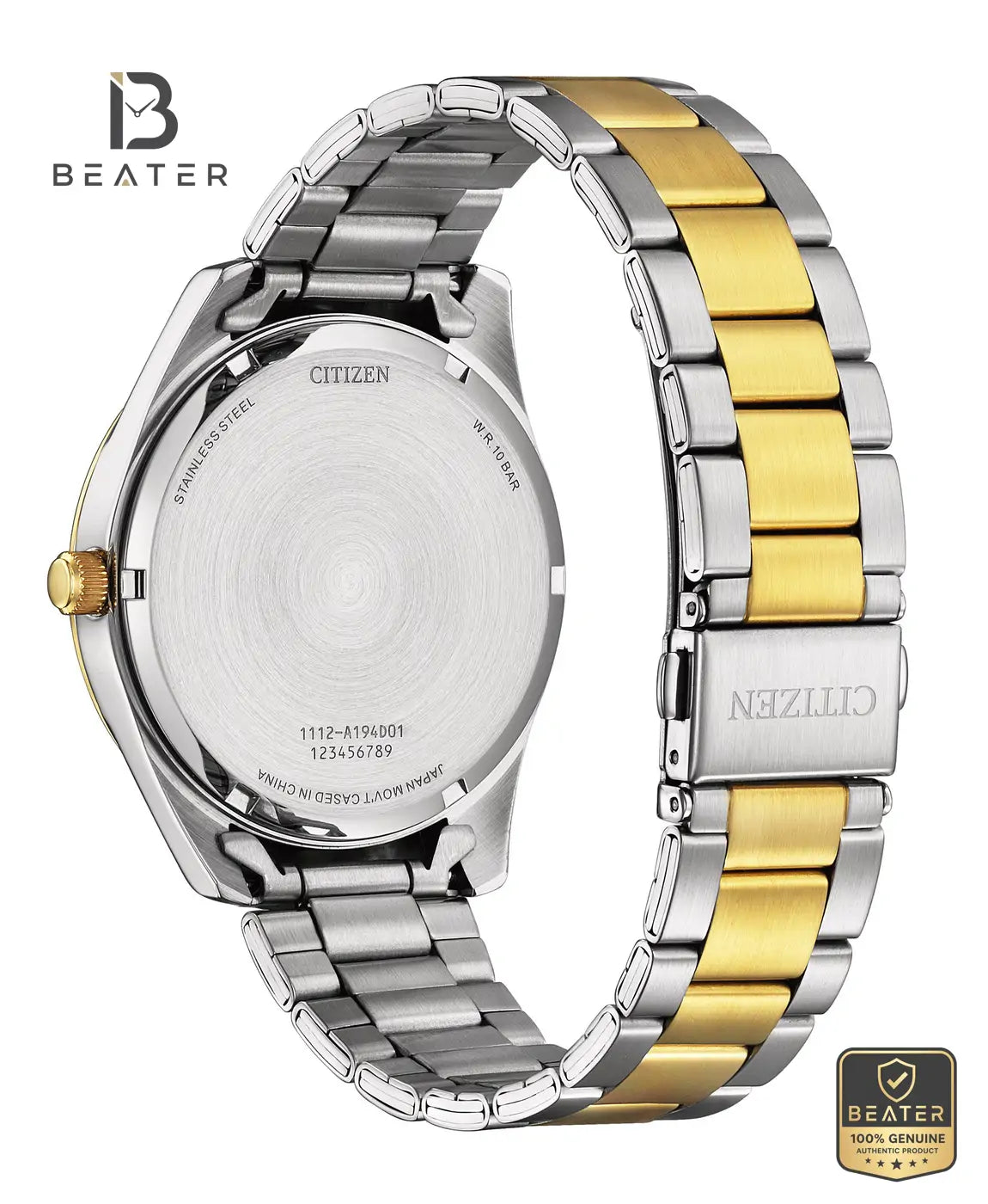 CITIZEN BI1036-57A Men's Silver Dial Stainless Steel Bracelet Watch Secondary image