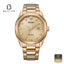 Citizen BM7603-82P Men's Rose Gold Stainless Steel Bracelet Watch Front Dial View - Beater