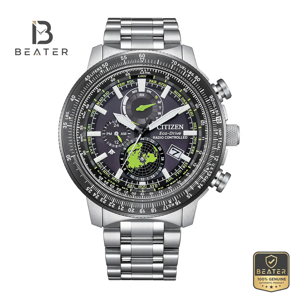 CITIZEN BY3006-53E Men's Promaster Watch Front Dial View - Beater