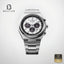 CITIZEN CA4610-85A Men's White-Silver Dial Chronograph Watch Front View - Beater