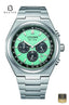 CITIZEN CA4610-85M Men's Light Blue Dial Chronograph Watch Front View - Beater