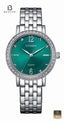 Citizen EL3100-55Z Women's Green Dial Stainless Steel Bracelet Watch Front Dial View - Beater