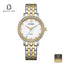 Citizen EL3104-54D Women's White MOP Dial Stainless Steel Bracelet Watch Front View - Beater