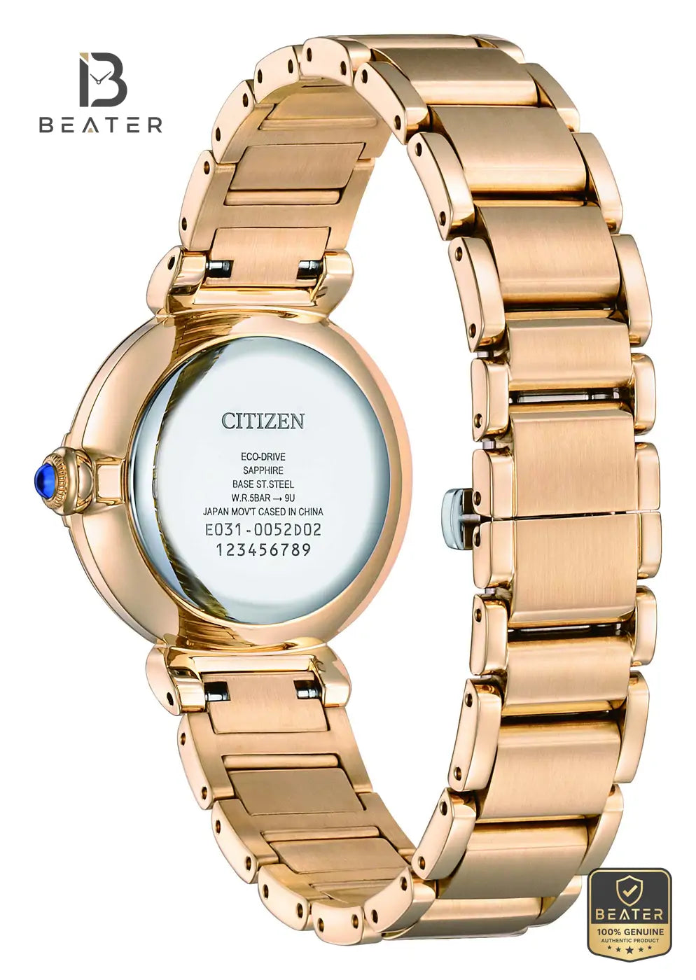 Citizen EM1063-89D Pink Mother of Pearl Case & Bezel Profile - Beater