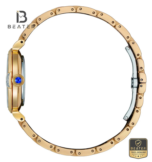 Citizen EM1063-89D Rose Gold-Tone Stainless Steel Bracelet & Clasp Detail - Beater