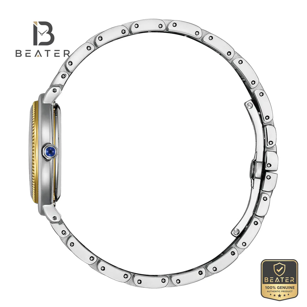 Citizen EM1104-83D Two-Tone Case & Bezel Profile - Beater