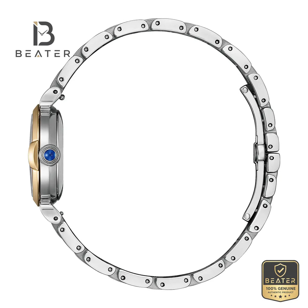 Citizen EM1136-87D Two-Tone Stainless Steel Bracelet & Clasp Detail - Beater