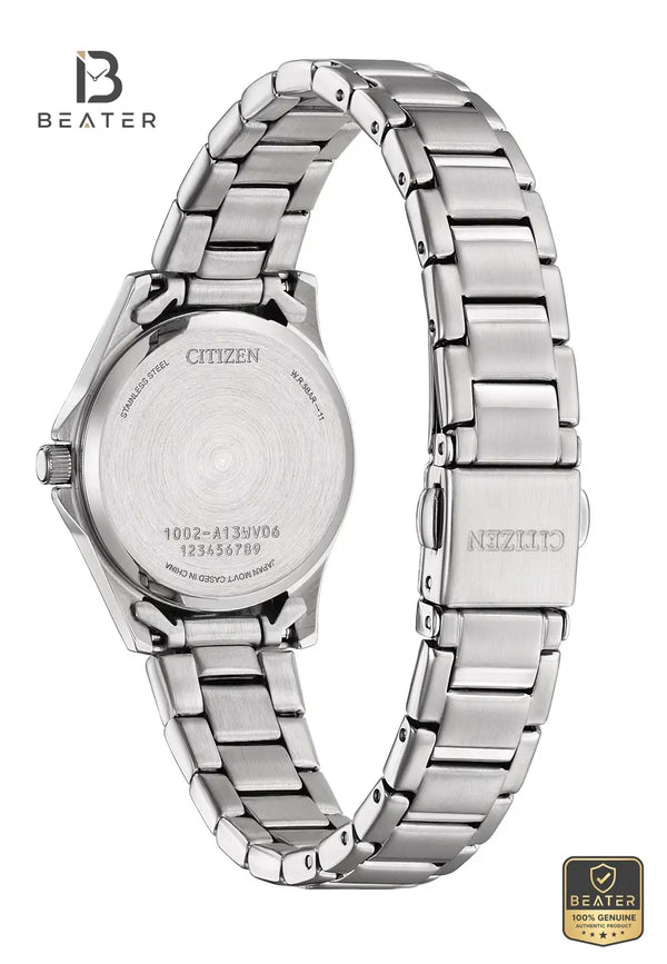 Citizen EQ0610-53A Women's White Dial Case and Bezel Profile - Beater