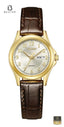 CITIZEN EQ0612-07A Women's Watch Bright Silver Dial Front View - Beater