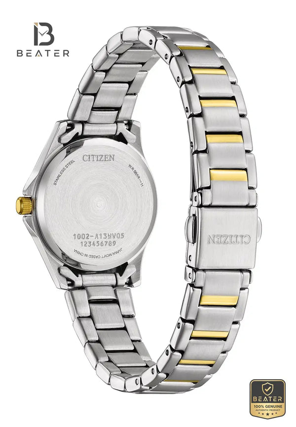 CITIZEN EQ0614-52B White Dial Case & Bezel Profile - Beater