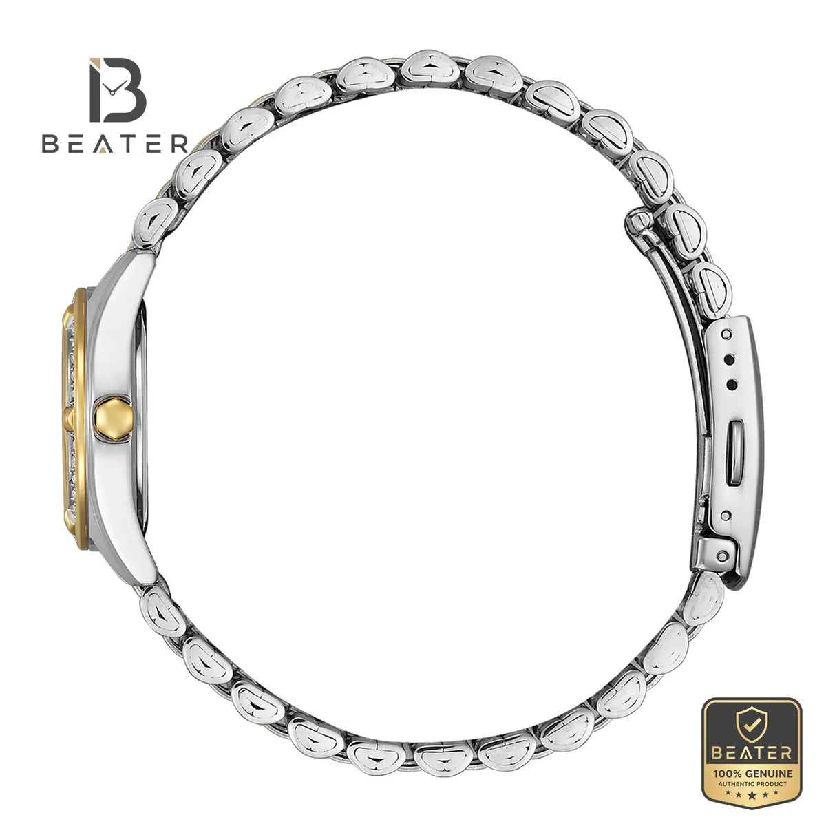 Citizen EU6066-59A Women's Stainless Steel Bracelet & Clasp Detail - Beater