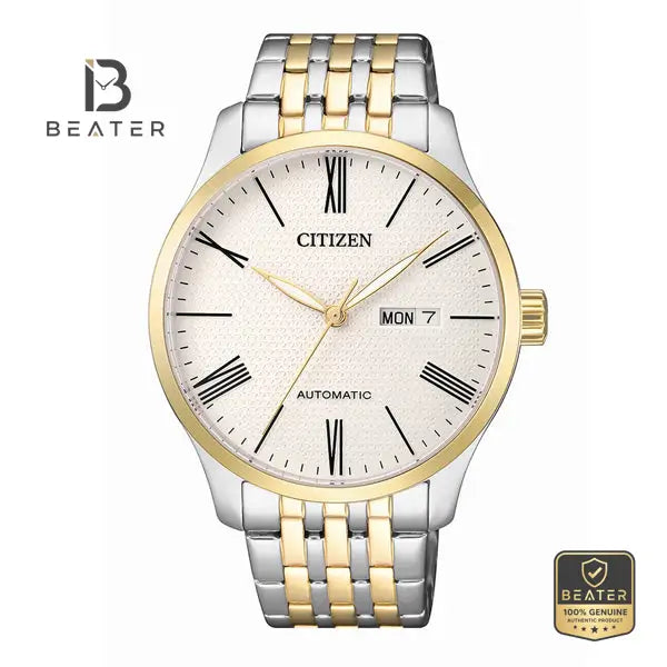 CITIZEN NH8354-58A Men's Stainless Steel Bracelet Watch Front Dial View - Beater Main image