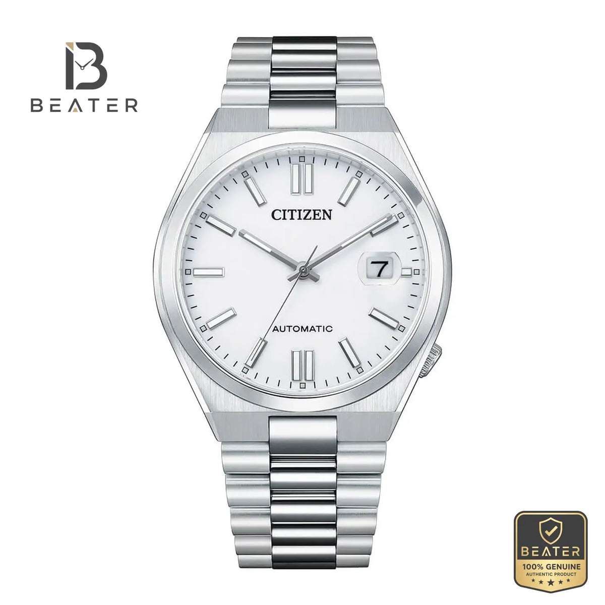 CITIZEN NJ0150-81A Men's Stainless Steel Bracelet Watch Front Dial View - Beater Main image