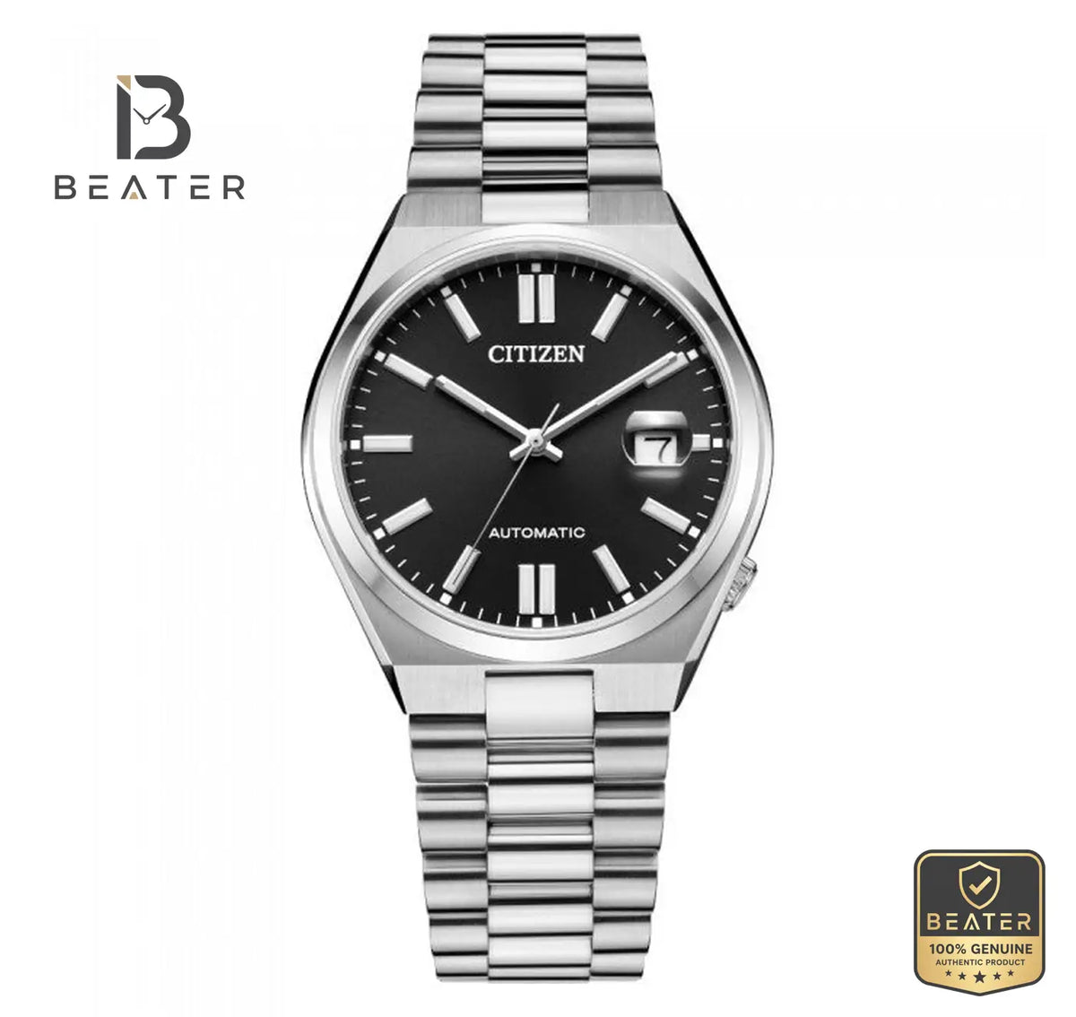 Citizen NJ0150-81E Men's Stainless Steel Bracelet Watch Front Dial View - Beater Main image