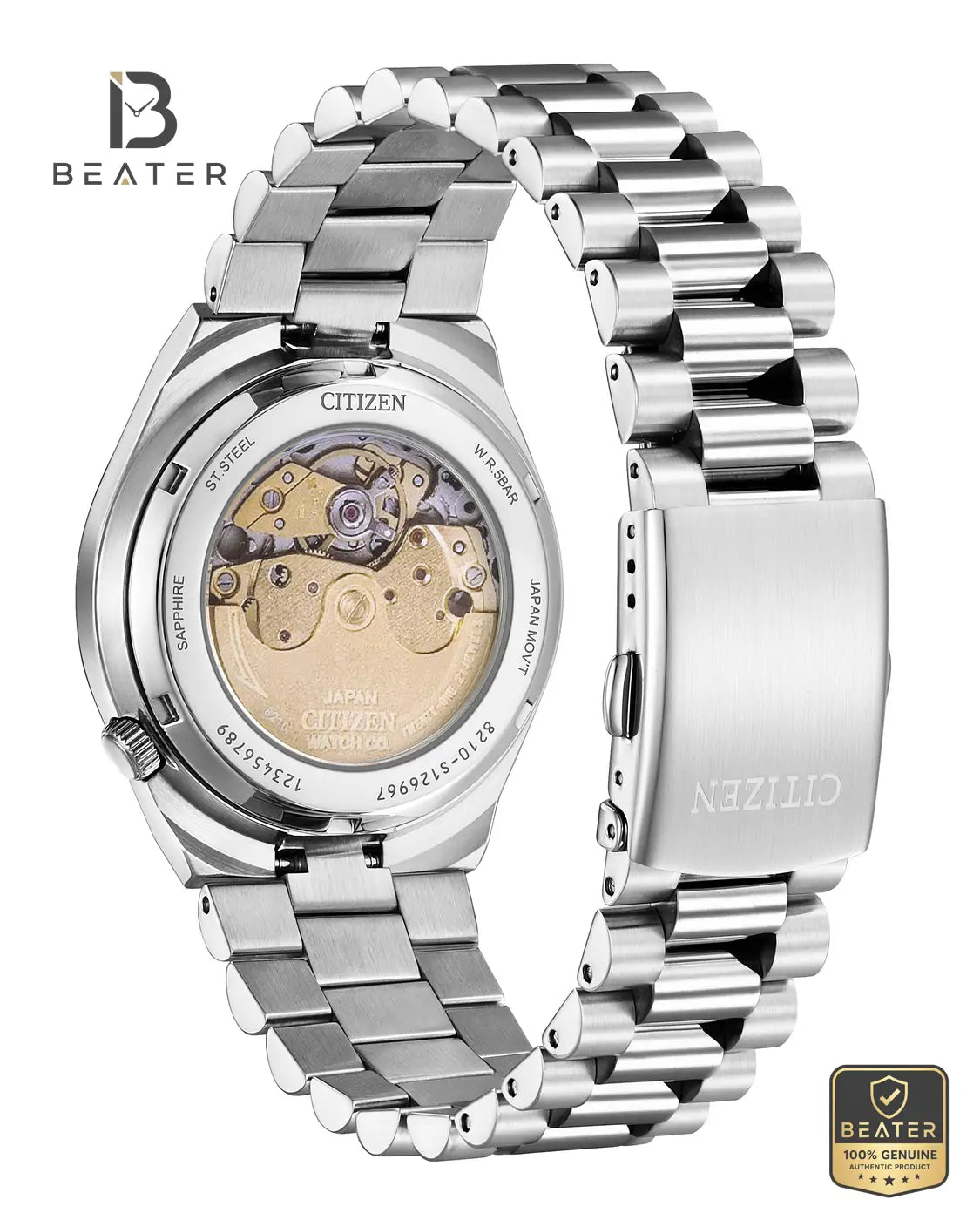 Citizen NJ0151-88L Stainless Steel Bracelet & Clasp Detail - Beater