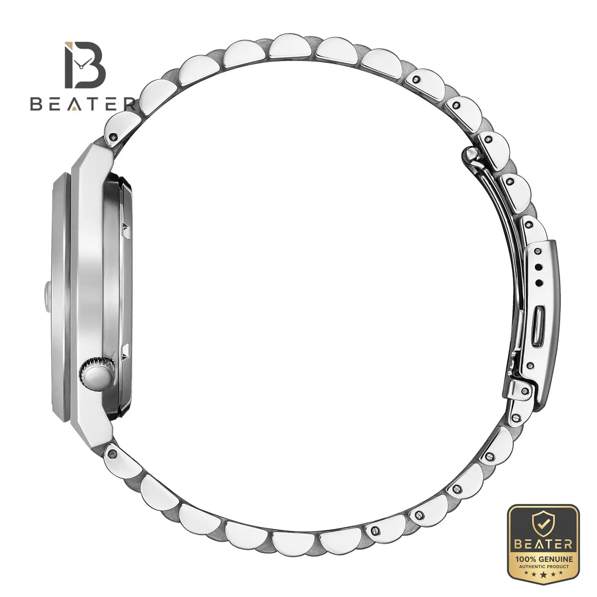 CITIZEN NJ0151-88X Stainless Steel Bracelet & Clasp Detail - Beater