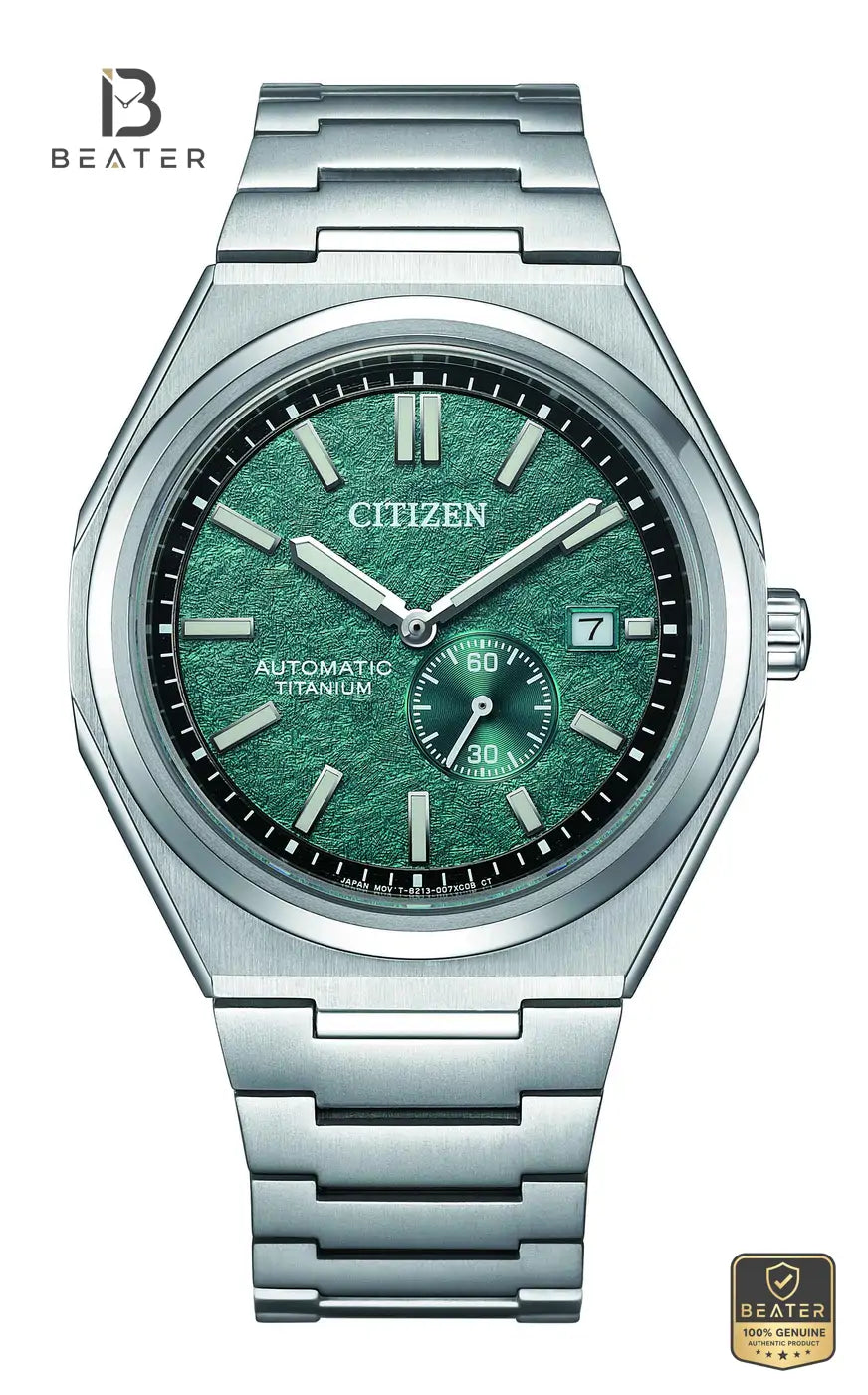 CITIZEN NJ0180-80X Men's Green Dial Watch Front View - Beater Main image