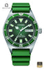 CITIZEN NY0121-09X Men's Green Dial Watch Front View - Beater