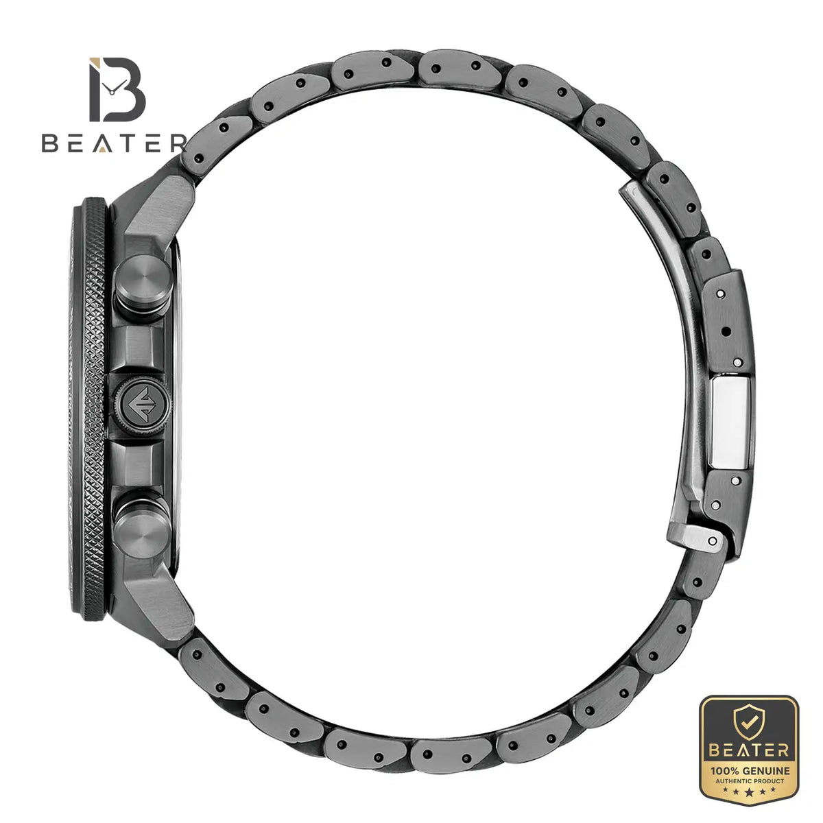 Citizen Promaster BY3005-56G Grey Plated Stainless Steel Case & Bezel Profile - Beater