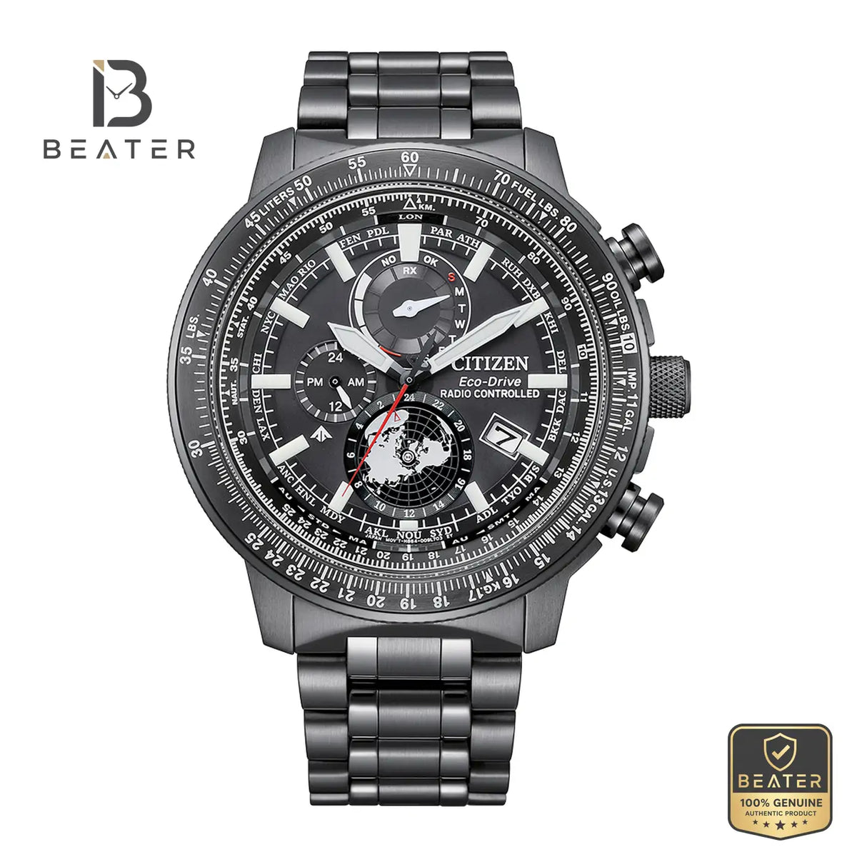 Citizen Promaster BY3005-56G Men's Watch Front Dial View - Beater Main image