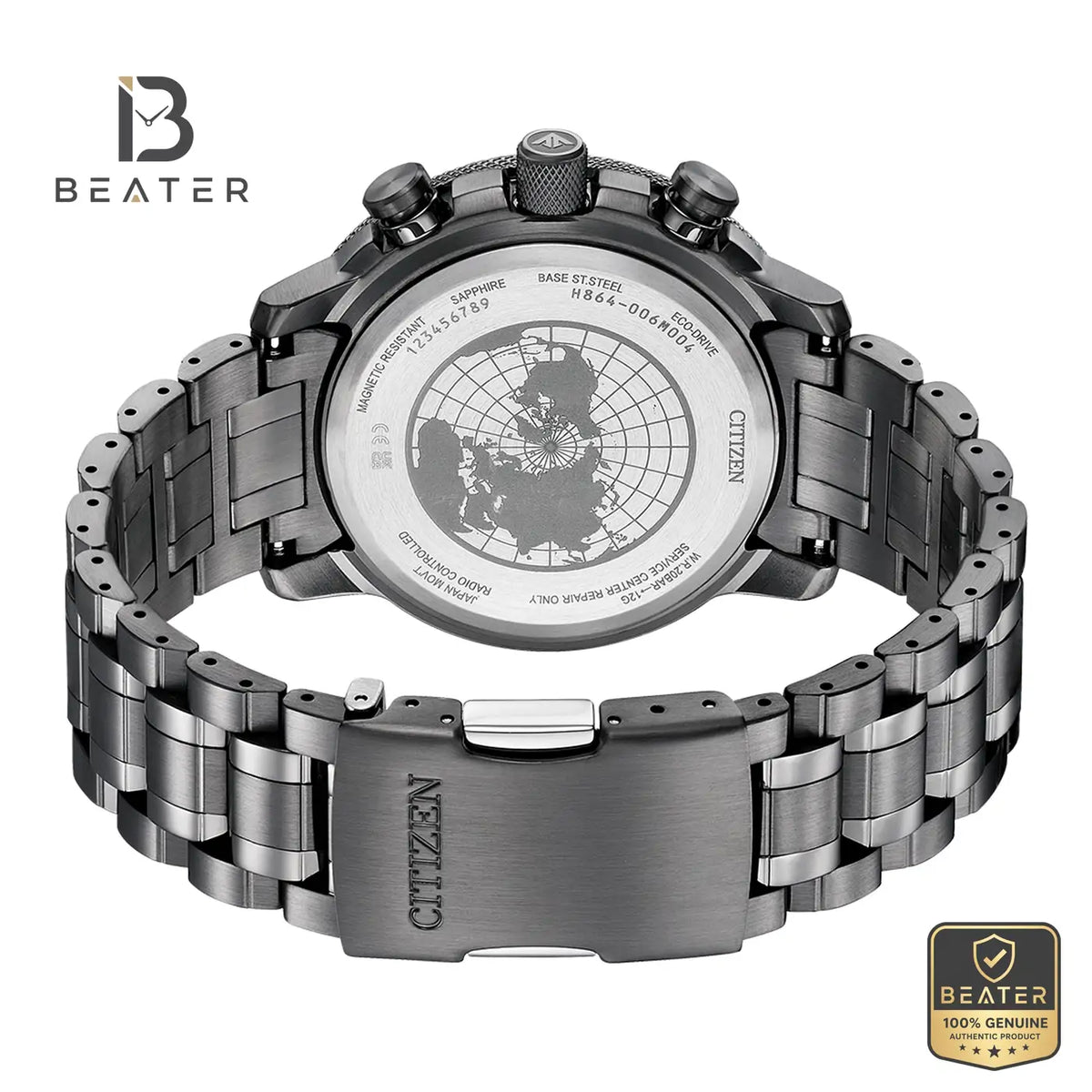 Citizen Promaster BY3005-56G Stainless Steel Bracelet & Clasp Detail - Beater