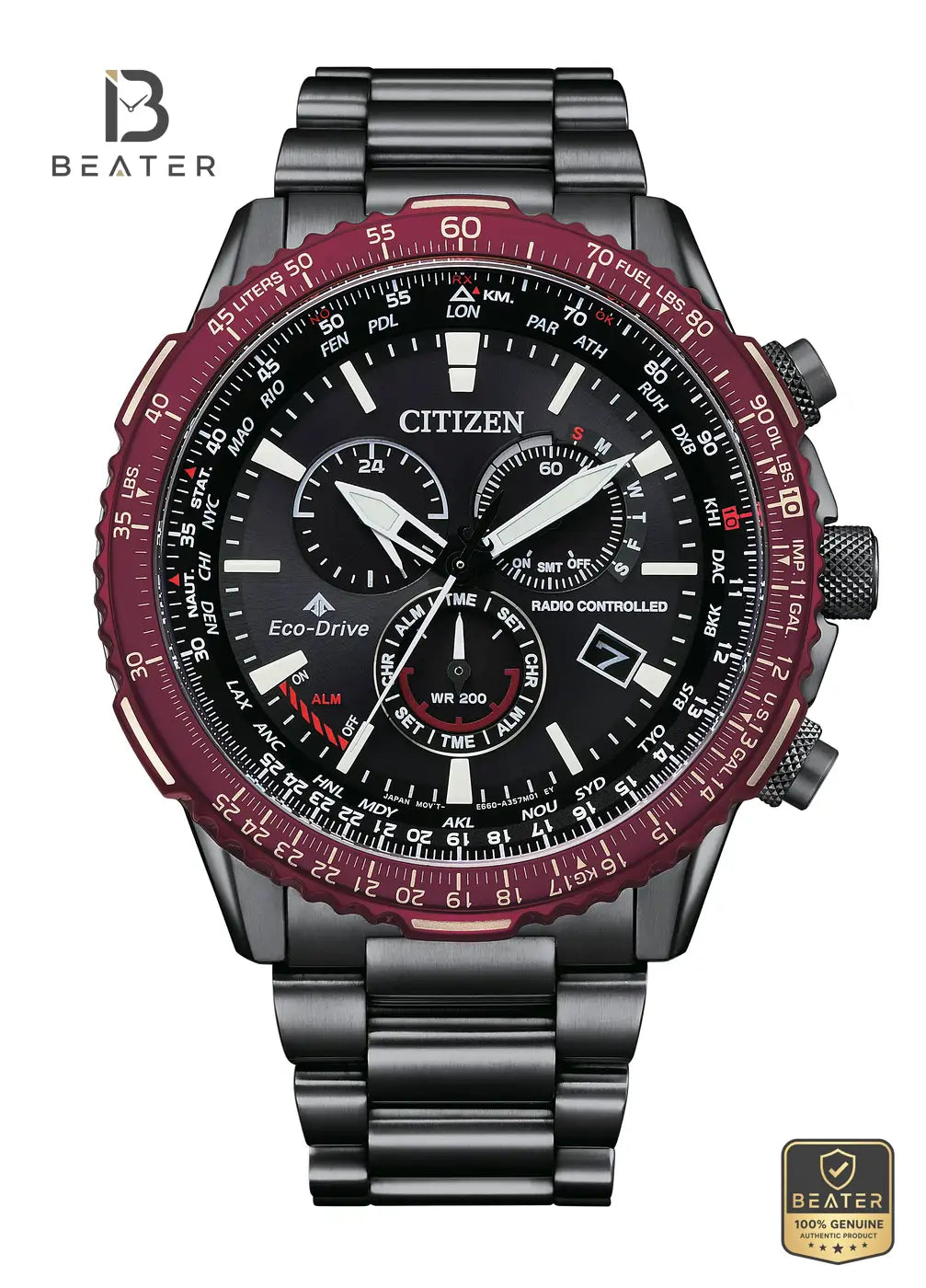 Citizen Promaster CB5009-55E Men's Watch Front Dial View - Beater Main image