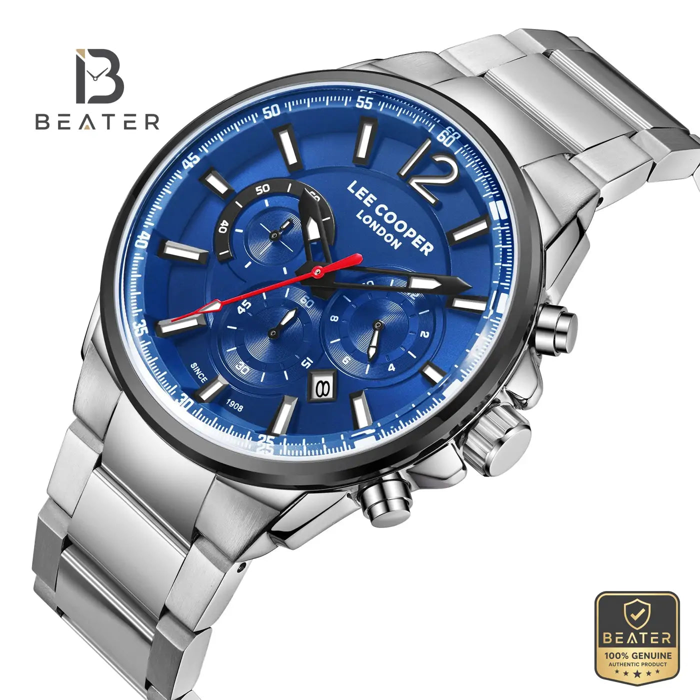 Lee Cooper LC07067.390 Men's Dark Blue Metal Bracelet Watch Secondary image