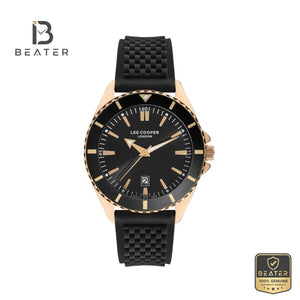 Lee Cooper LC07361.451 Men's Black Dial Watch Front View - Beater