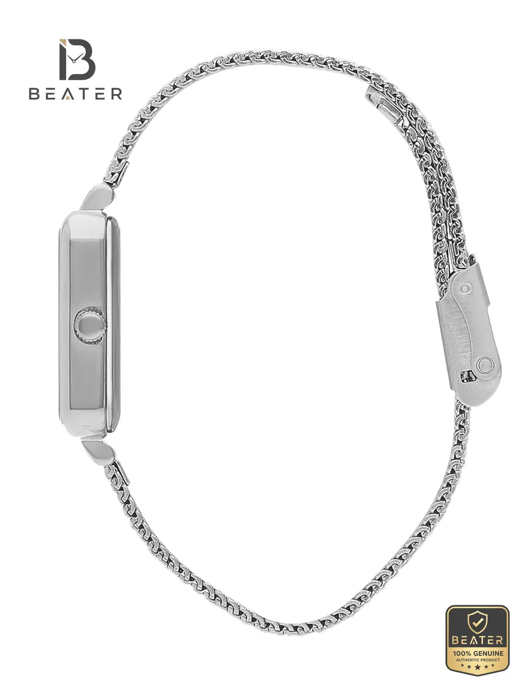 Lee Cooper LC07815.380 Pink Mop Dial Square Case & Bezel Profile - Beater