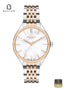 Lee Cooper LC07821.520 Women's White Mop Metal Strap Watch Front Dial View - Beater