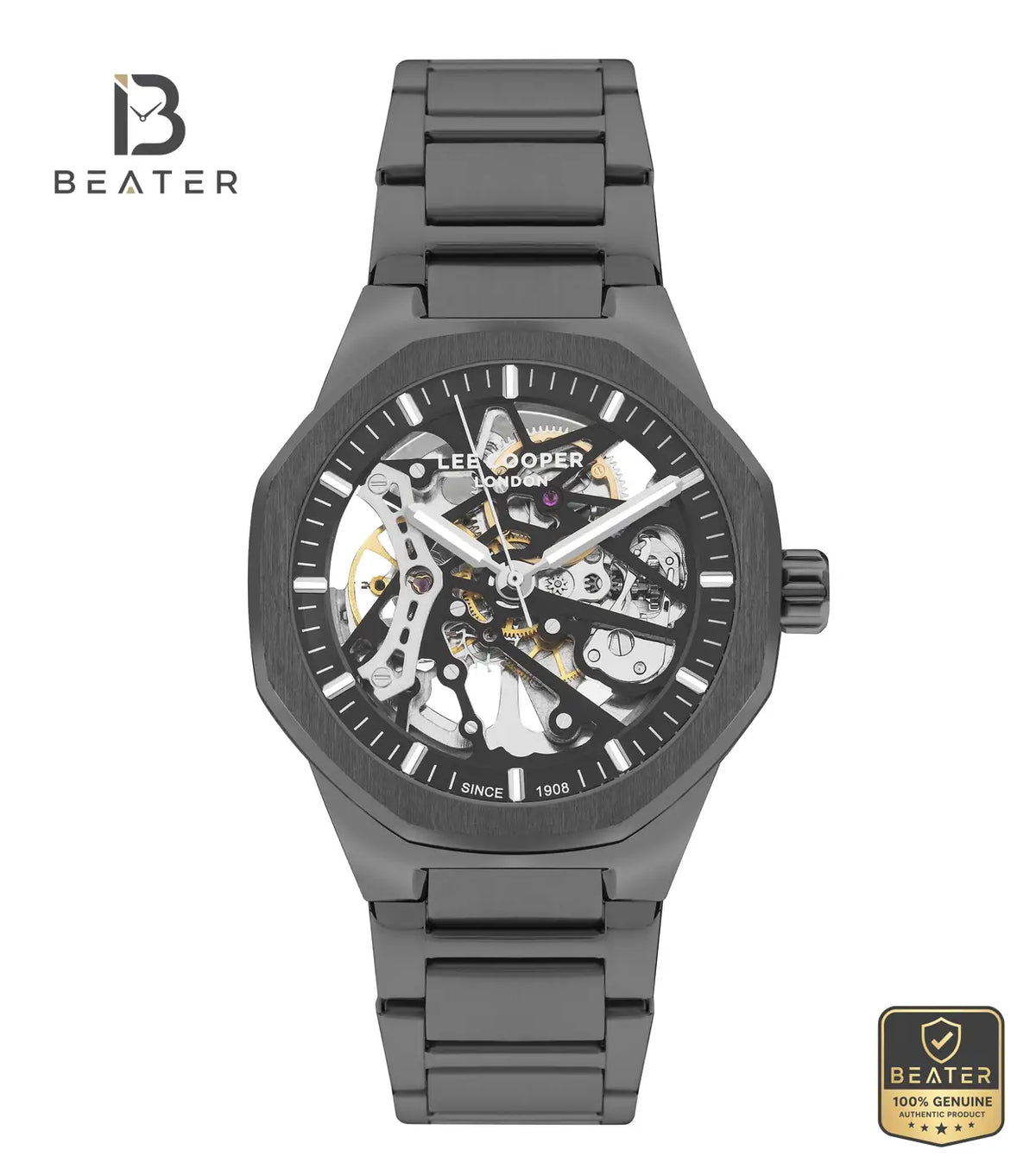 Lee Cooper LC07905.060 Men's Watch Front Dial View - Beater