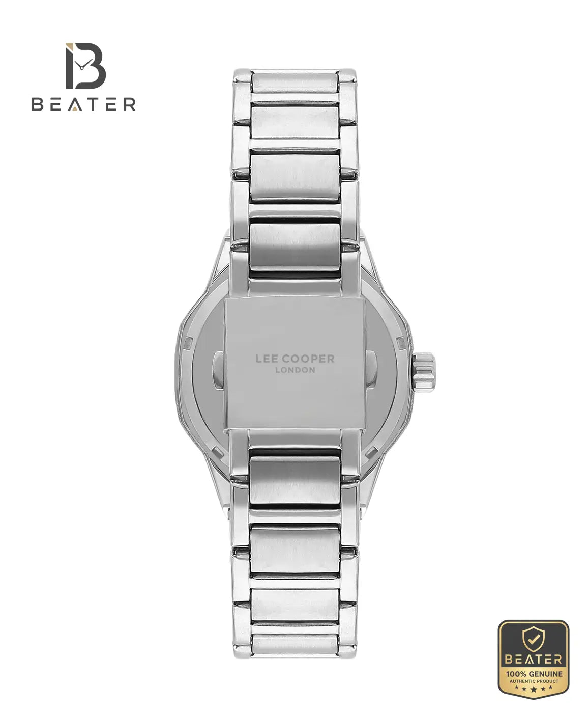 Lee Cooper LC07905.360 Silver Metal Bracelet and Clasp Detail - Beater