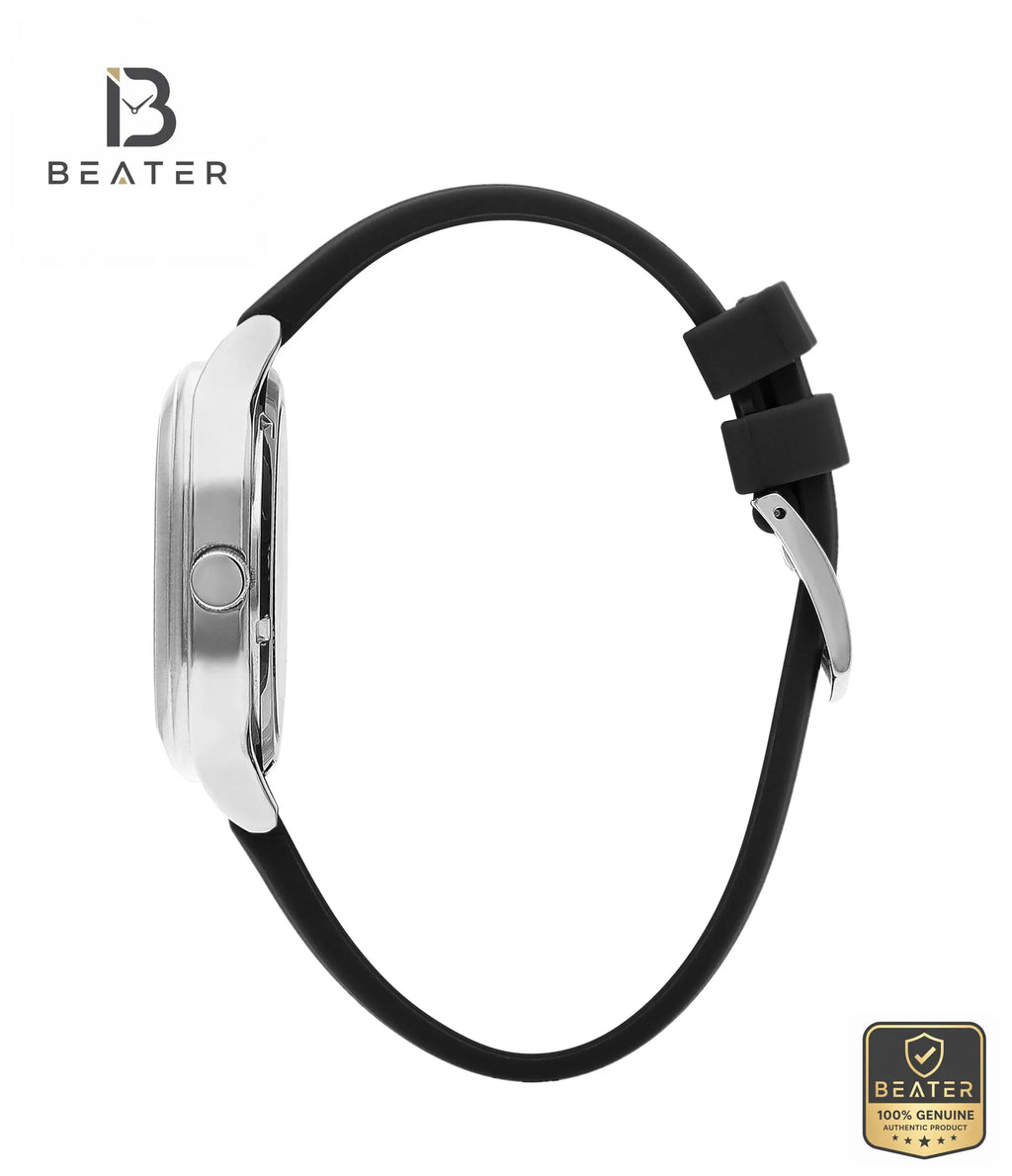 Lee Cooper LC07973.351 Men's Silver Super Metal Case Profile - Beater