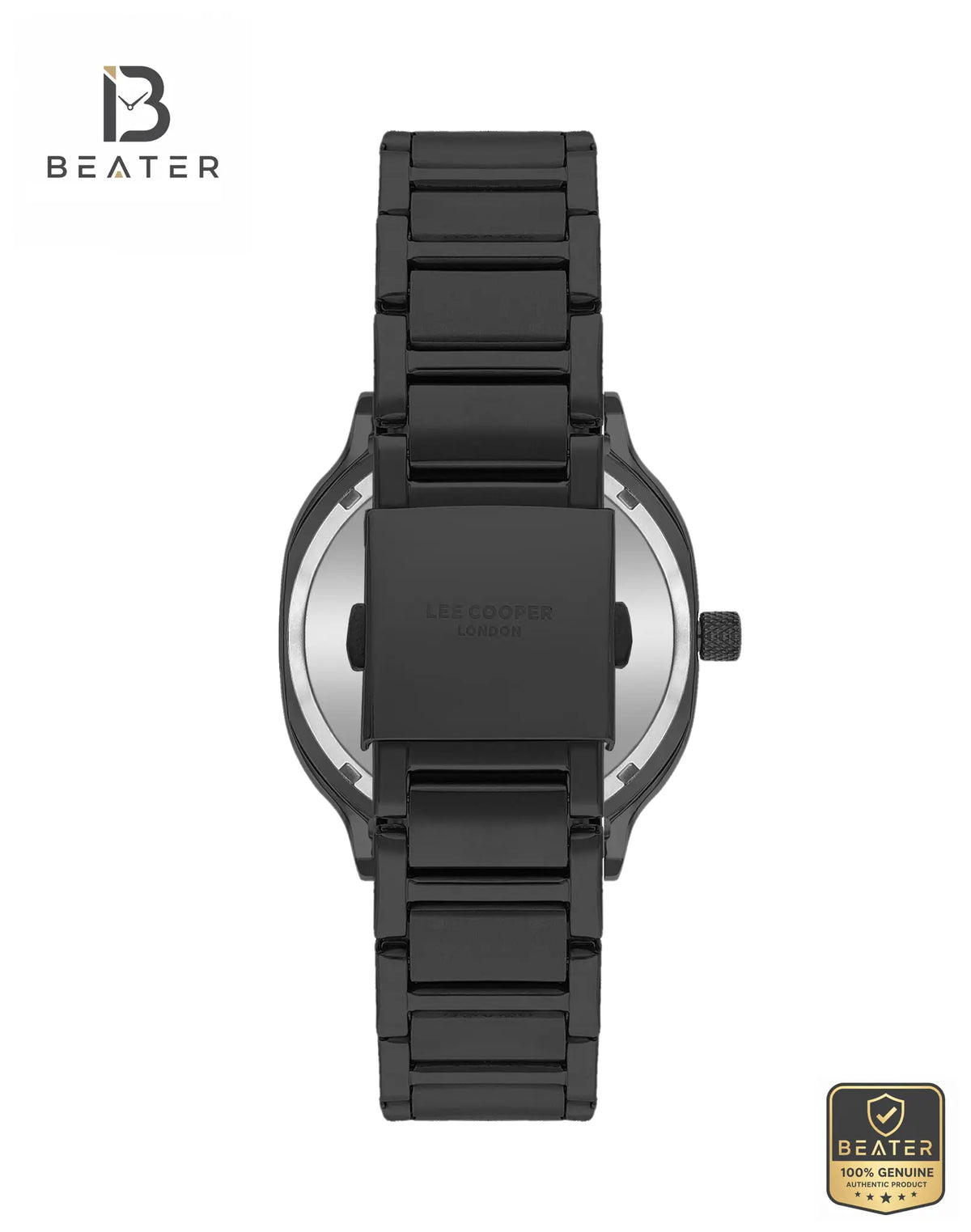 Lee Cooper LC07974.050 Men's Metal Band Watch Detail View - Beater
