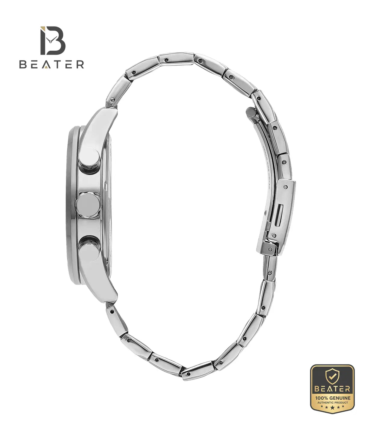 Lee Cooper LC07986.350 Men's Black Metal Strap Watch Secondary image
