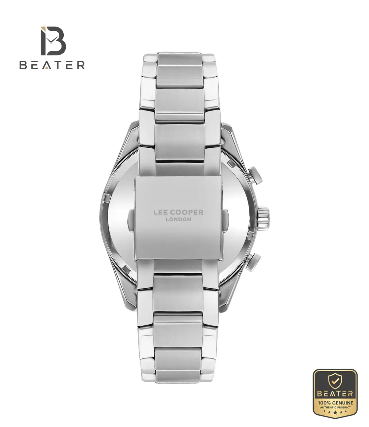 Lee Cooper LC07986.350 Men's Silver Metal Bracelet & Clasp Detail - Beater