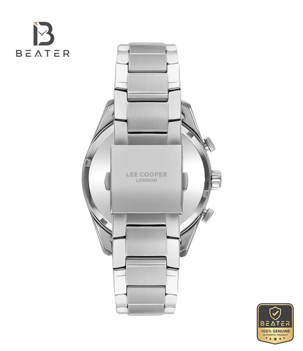Lee Cooper LC07986.350 Men's Silver Metal Bracelet & Clasp Detail - Beater