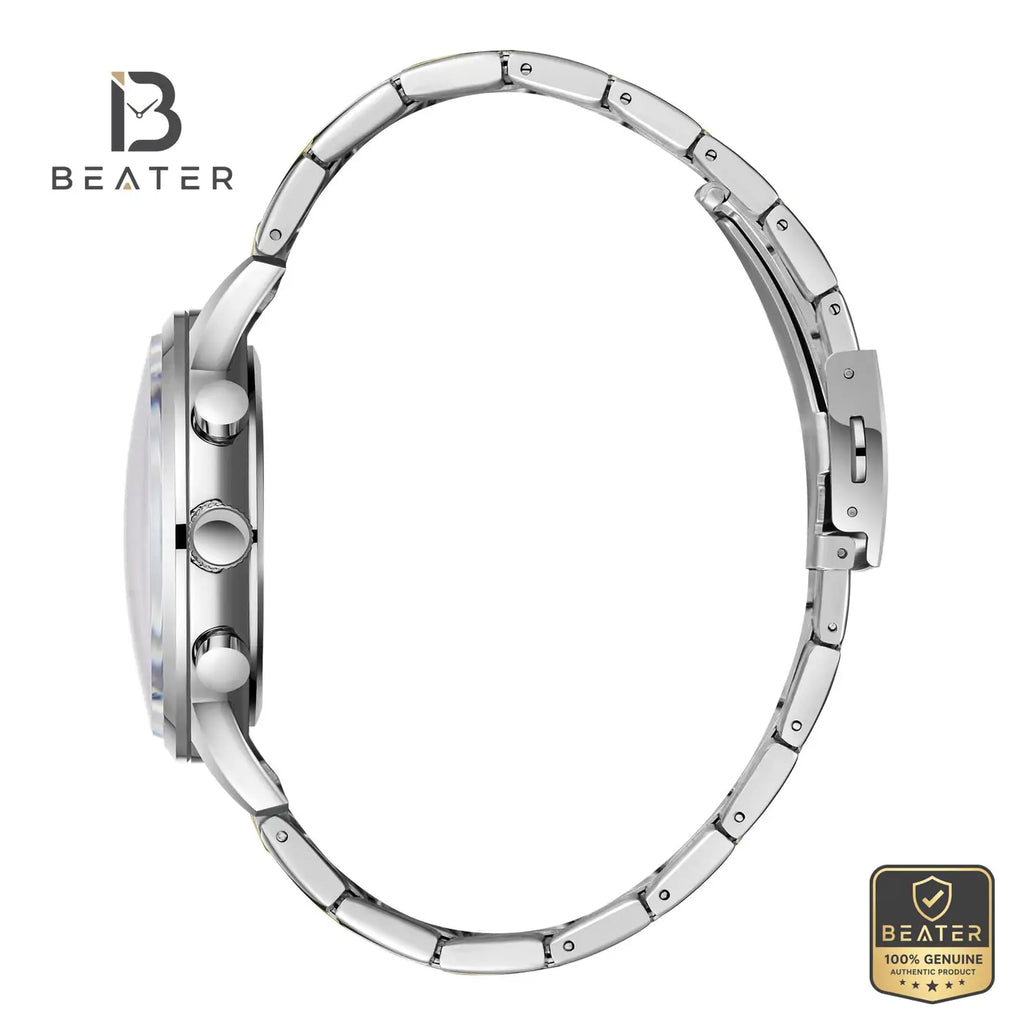Lee Cooper LC07998.290 Silver and Gold Metal Bracelet and Clasp Detail - Beater